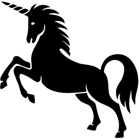 Unicorn Silhouette Fantasy Mythical Creatures Wall Sticker Kids Decor