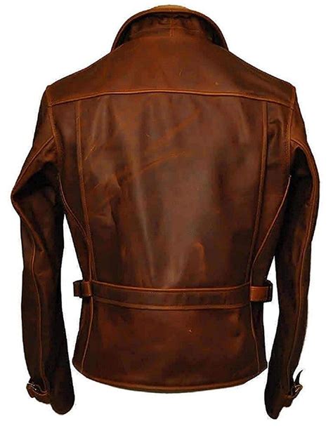 Captain America First Avenger Steve Rogers Brown Leather Jacket