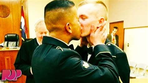 Picture Of Same Sex Military Newlyweds Goes Viral Youtube