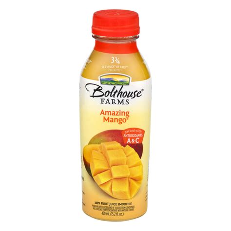 Save On Bolthouse Farms Amazing Mango 100 Juice Fruit Smoothie Fresh