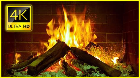 Enjoy The Relaxing Fireplace Crackling Sounds And Burning Fire 10 Hours