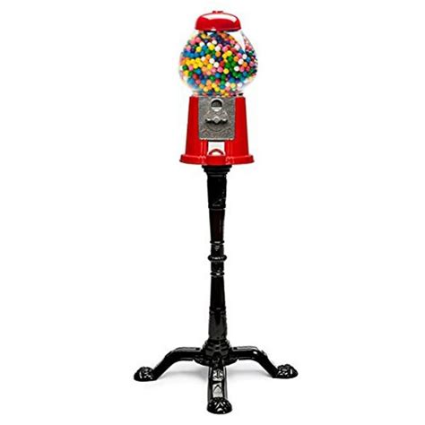 Classic Gumball Machine Bank And Stand 37 Tall