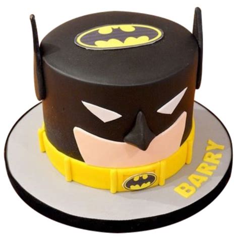 Bat Face Batman Birthday Cake