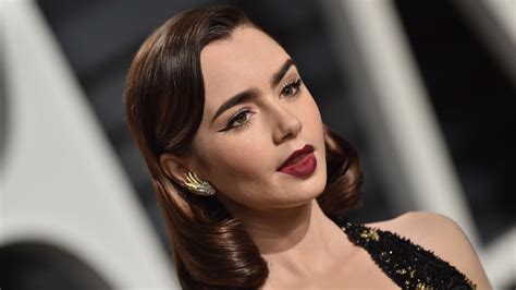 Lily Collins Waist Length Ponytail Might Make You Rethink Your Summer