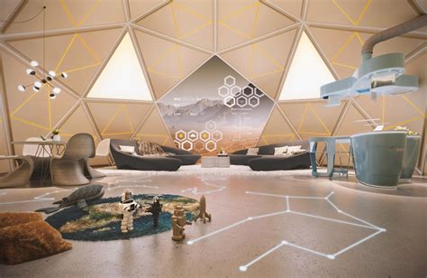 Mars House Interior And Exterior Human Mars