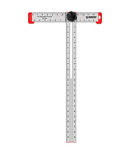 Rongpro 24 Inch Adjustable T Square Measuring Tools Layout Tools