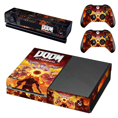 Doom Eternal Decal Skin For Xbox One Console And Controllers