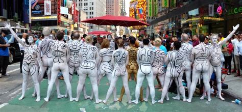 On september 1, 2020, breitbart news reported that de blasio's nyc had surpassed the grim milestone of 1,000 shootings for the year. Photos By JM Denaut | Body Paint by Andy Golub - NYC