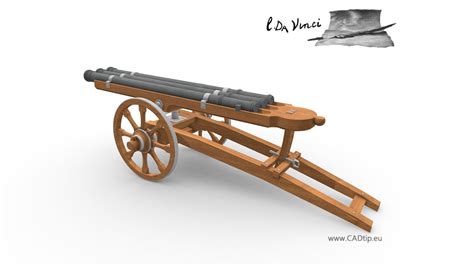Triple Barrel Cannon 3d Model By Mark 8a5ddfa Sketchfab