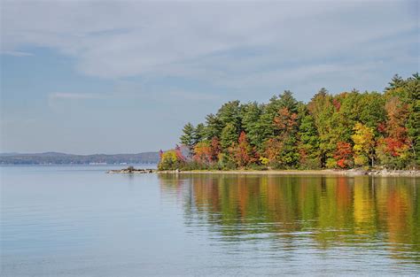 Sebago Lake In Autumn Maine Photograph By Bill Cannon Pixels