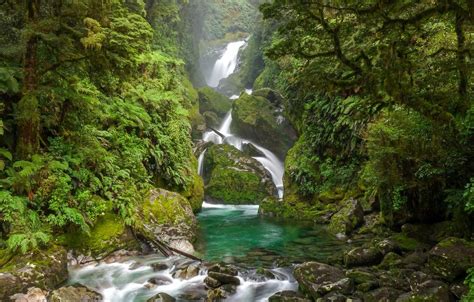 New Zealand Waterfall Wallpapers Top Free New Zealand Waterfall