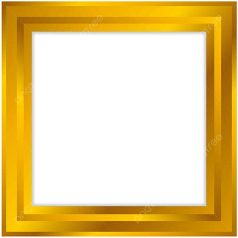 Moldura Quadrada Dourada Png Molduras Quadrado Dourado Imagem Png E