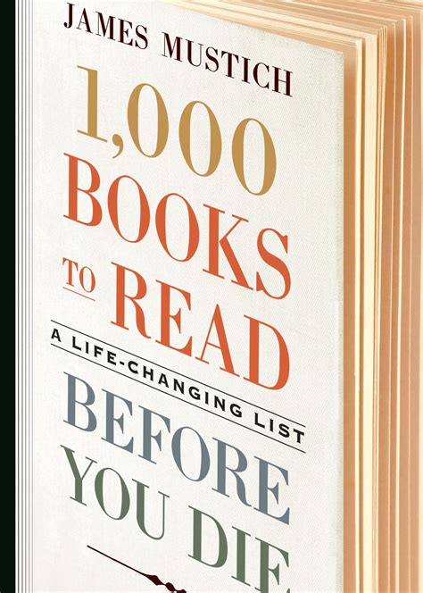 We had a few goals when we started out: "1,000 Books to Read Before You Die" by James Mustich ...