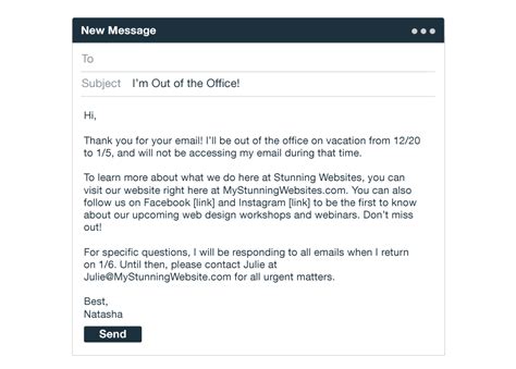Best Out Of Office Message Examples You Can Use Out Of Office Reply Out Of Office Message