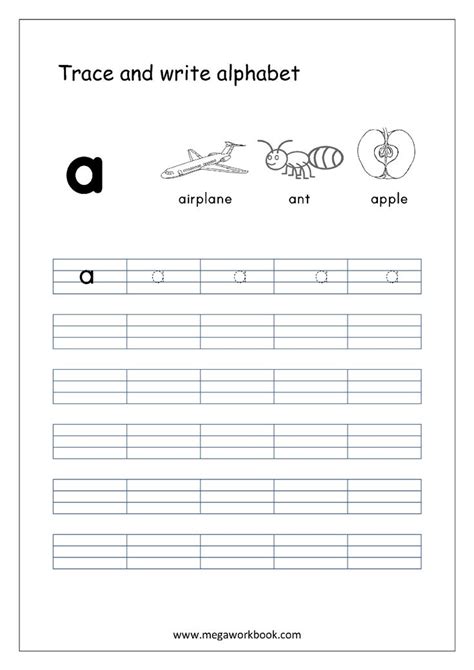 Free English Worksheets Alphabet Writing Small Letters Letter