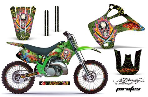 1992 1993 Kx125 Kx250 Graphics Kit Kawasaki Motocross Graphic Sticker