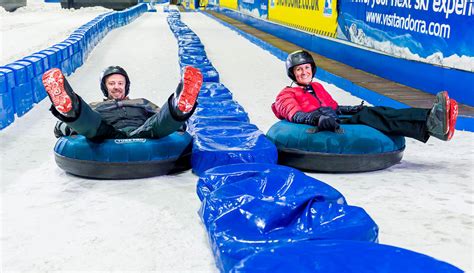 Tamworth snowdome is a real indoor ski slope welcoming families. Tubing | Tamworth Snowdone | Lets Go Out