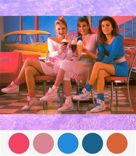 Colors From The 80s Retro Color Palette Vintage Colour Palette