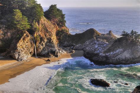 Mcway Falls Pacific Coast Landscapes Jules Pfeiffer State Park