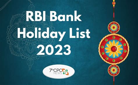 Rbi Bank Calendar Holiday List 2023 State Wise List Of Rbi Bank