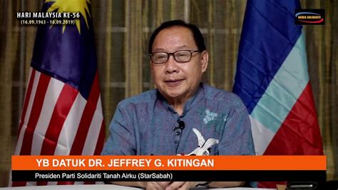 Jeffrey gapari kitingan is a politician from the state of sabah in malaysia. Jeffrey G Kitingan dalam Geopolitik Borneo - IndependensI