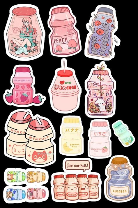 Stickers Kawaii Preppy Stickers Food Stickers Anime Stickers