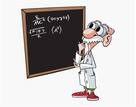 Transparent Funny Math Clipart Mathematician Cartoon Hd Png Download