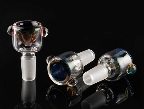 2020 Fancy 14mm 18mm Bowl Male Joint Bowl Pieces Glass Smoking Bowls Dry Herb Bowl For Bong