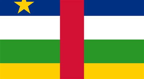 Flag Of Central African Republic Where Is Map