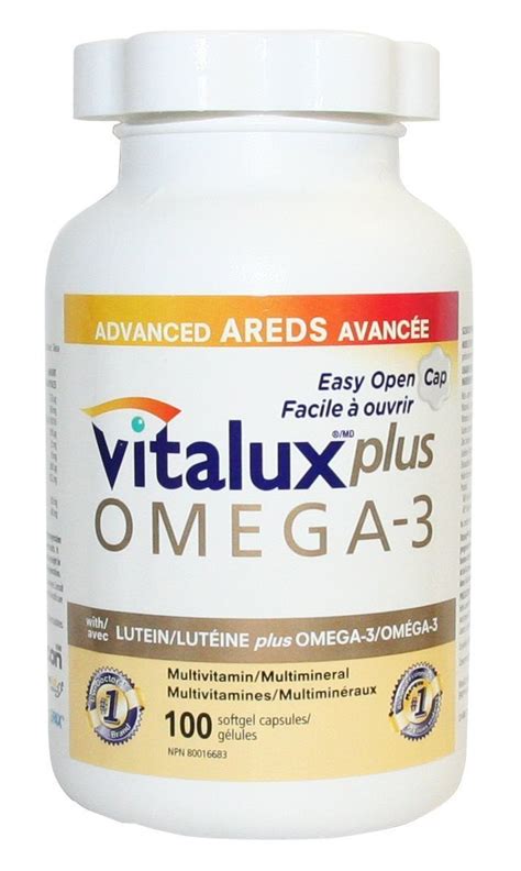 Виталюкс vitalux plus lutein u. Vitalux Plus Omega-3 with Lutein, Multivitamin/mineral ...