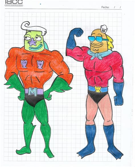 The Fake Mermaid Man And Barnacle Boy By Matiriani28 On Deviantart