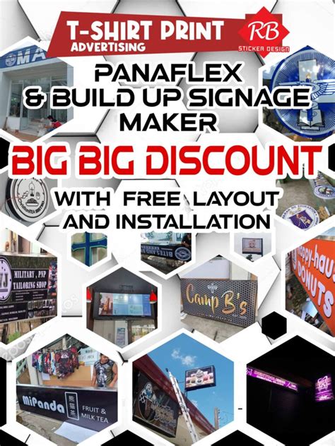 Outdoor Panaflex Signage Tagum City Davao Del Norte