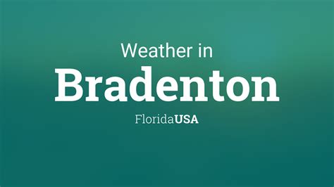 Bradenton Florida Weather