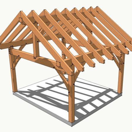 14x16 Timber Frame Plan - Timber Frame HQ | Timber frame ...