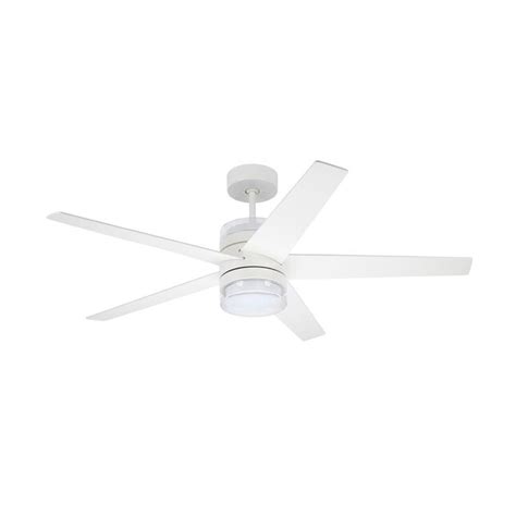 Mercator 130cm White 4 Blade Grange Ceiling Fan With Light Shelly