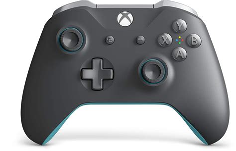Xbox Wireless Controller Grey And Blue Video Games
