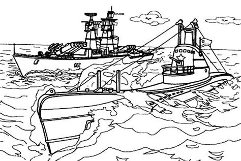 Carrier Aircraft Coloring Pages Kids Drawing Ship Naval Template