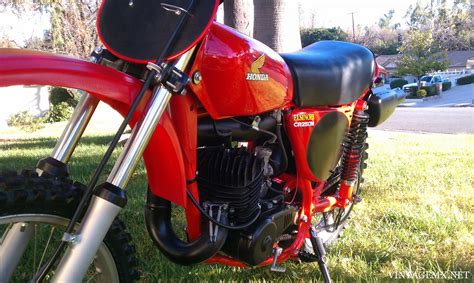 This absolutely stunning 1976 honda cr250m elsinore was submitted by our friend and member don brown from thousand oaks, ca. 1976 Honda CR250M Elsinore - Showcase Bike | VintageMX.net ...