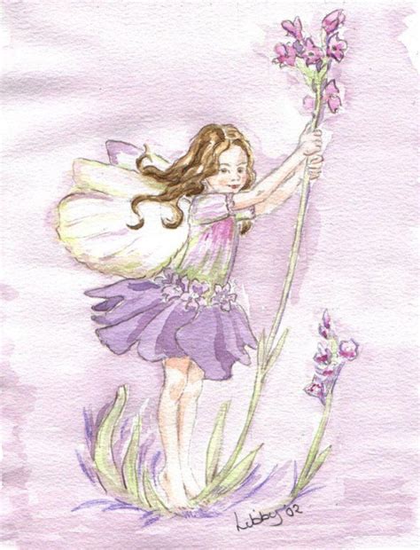 Fairy Watercolor Painting Watercolor Art And Collectibles