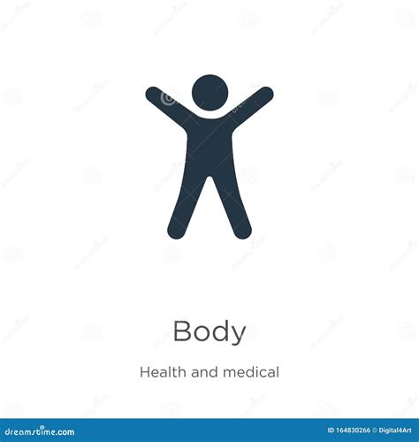 Body Icon Vector Trendy Flat Body Icon From Health Collection Isolated On White Background