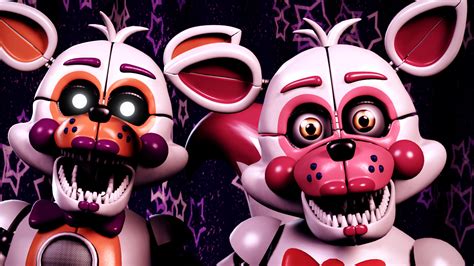 Two Foxy Five Nights At Freddys Sister Location Hd Fnaf Wallpapers