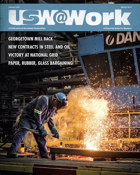 Uswwork Volume 14 Issue 1 United Steelworkers