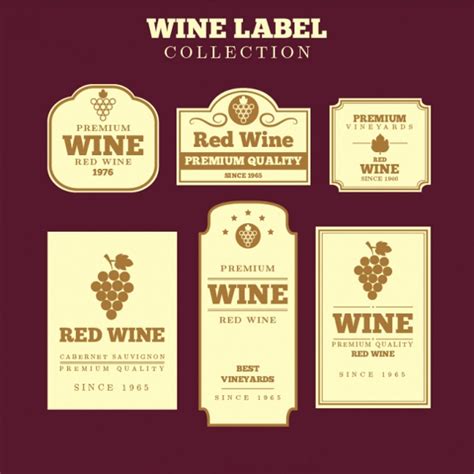 18 Wine Labels Psd Eps Ai Illustrator Design Trends Premium