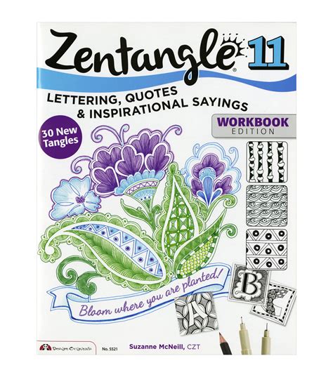 Adult Coloring Book Design Originals Zentangle 11 Workbook Edition Joann