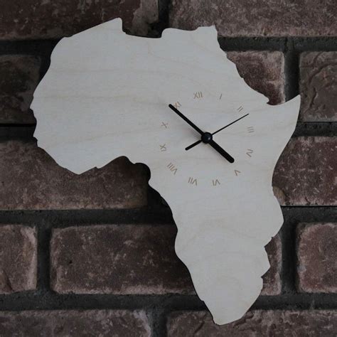 Africa Clock Etsy