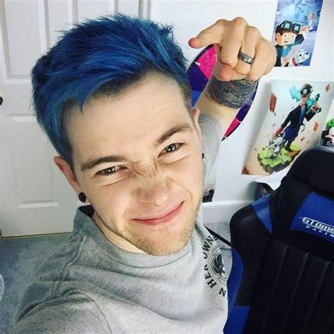 52 Best Dantdm Images On Pinterest Blue Hair Boy Cut Hairstyle And