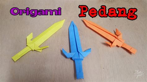 Animasi stop motion dengan diagram. Cara membuat origami pedang - YouTube