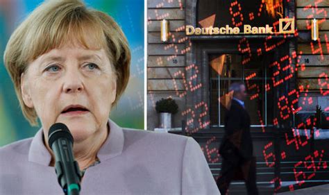 End Of Eu Angela Merkel Facing Huge Pressure To Act As Deutsche Bank
