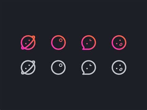 Dark Mode Icons By Grey For Innn On Dribbble