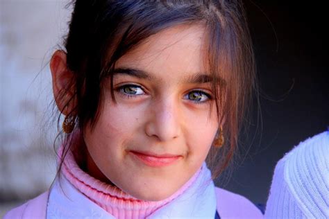 Syria Kurdish Girl People With Blue Eyes European People The Kurds